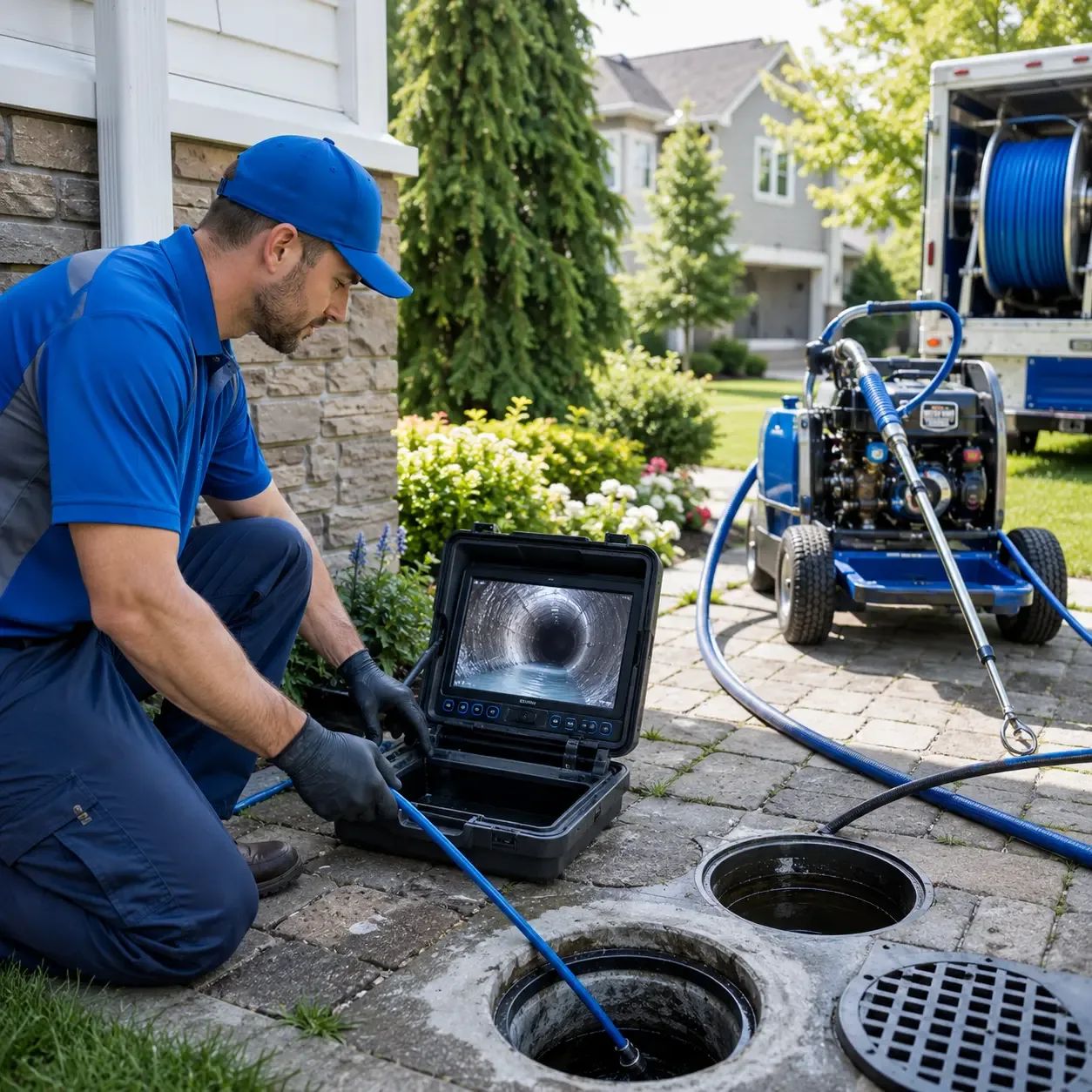 Outdoor drain cleaning professionals serving Great Bend, NY